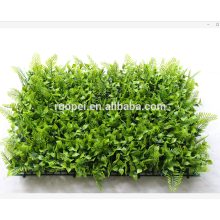 anti-UV Artificial Grass Hedge Mint Leaves Hedge Artificial Leaves Mat
